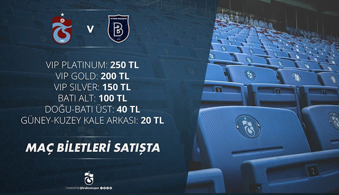 Trabzonspor Un Ba Ak Ehir Ma Bilet Fiyatlar Belli Oldu Trabzon