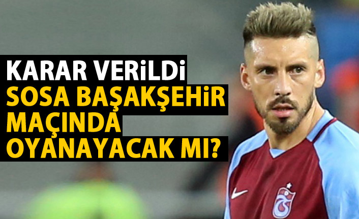 Trabzonspor da Sosa kararı verildi Trabzon Haber Haber61