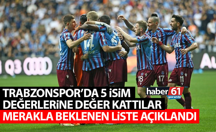 Trabzonspor Da Isim De Erine De Er Katt Merakla Beklenen Liste