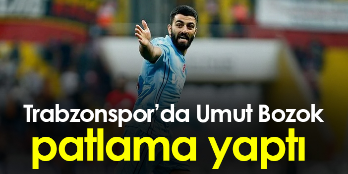 Trabzonspor da Umut Bozok patlama yaptı Trabzon Haber Haber61