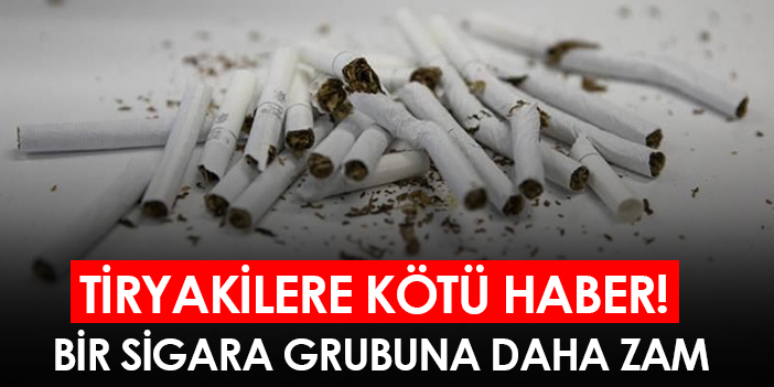 Tiryakilere K T Haber Bir Sigara Grubuna Daha Zam Trabzon Haber