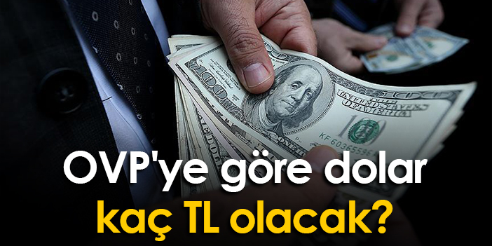 OVP ye göre dolar kaç TL olacak Trabzon Haber Haber61