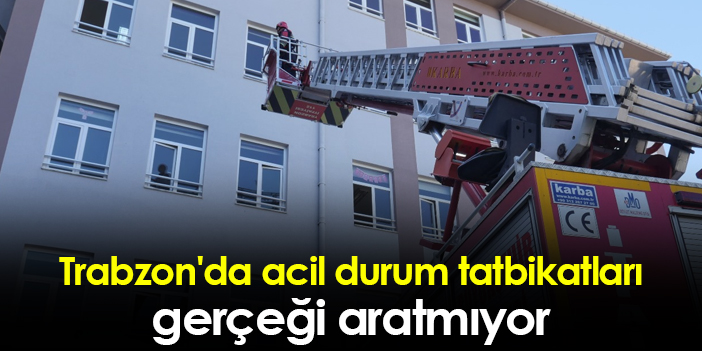 Trabzon da gerçeği aratmayan tatbikat Trabzon Haber Haber61