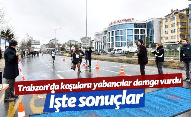 Trabzon'da koşular tamamlandı 1