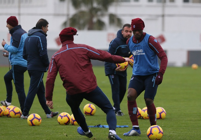 Trabzonspor, Kasımpaşa maçı hazırlıklarını sürdürdü. 1 Mart 2019 14