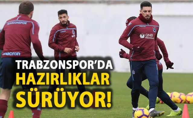 Trabzonspor, Kasımpaşa maçı hazırlıklarını sürdürdü. 1 Mart 2019 1