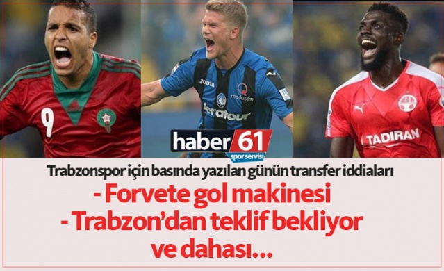 Trabzonspor transfer haberleri - 01.06.2019 1