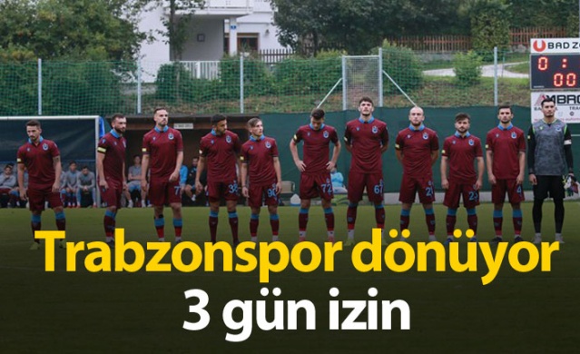 Trabzonspor Avusturya kampını tamamladı. 29-07-2019 1