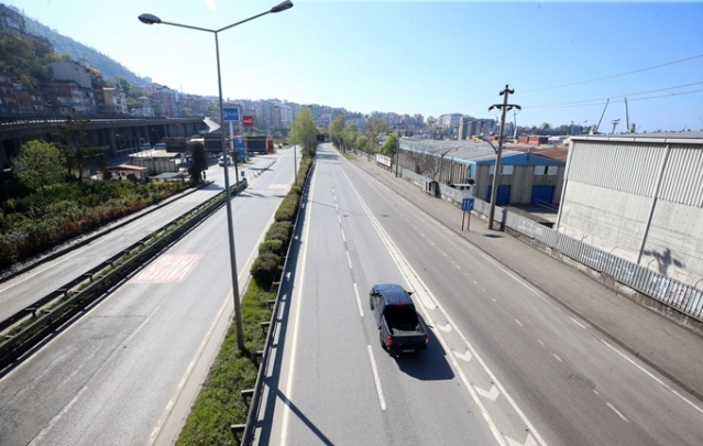 Sokağa çıkma yasağının son gününde Trabzon sessiz 5