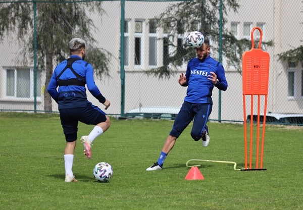 Trabzonspor Ankaragücü'ne hazırlanıyor. 15 Mart 2021 14