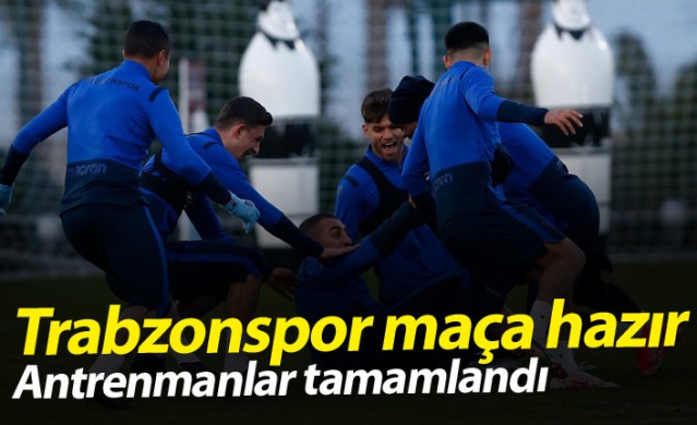 Trabzonspor Ankaragücü maçına hazır. 19-03-2021 1