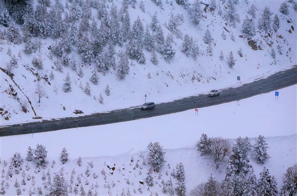 Trabzon'daki kar manzaraları büyüledi 11