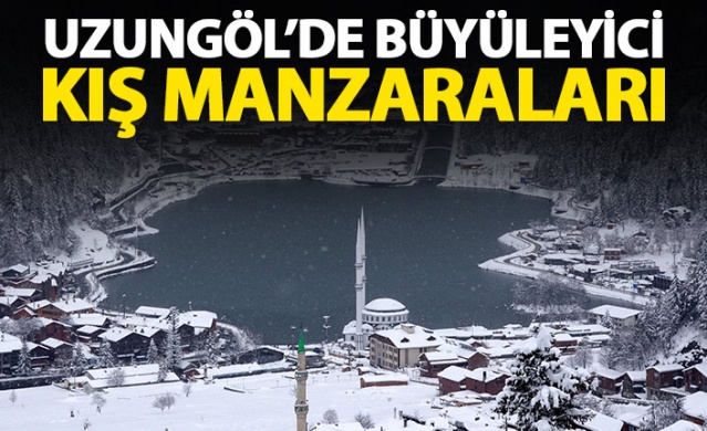 Uzungöl'de kar güzelliği 1