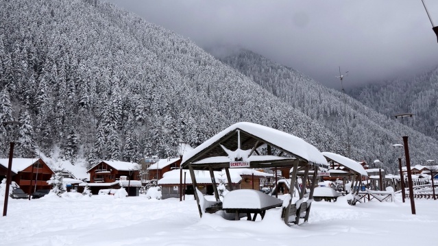 Uzungöl'de kar güzelliği 9