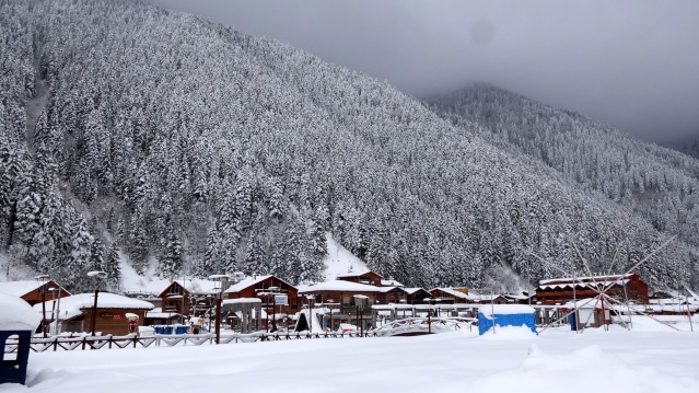 Uzungöl'de kar güzelliği 8