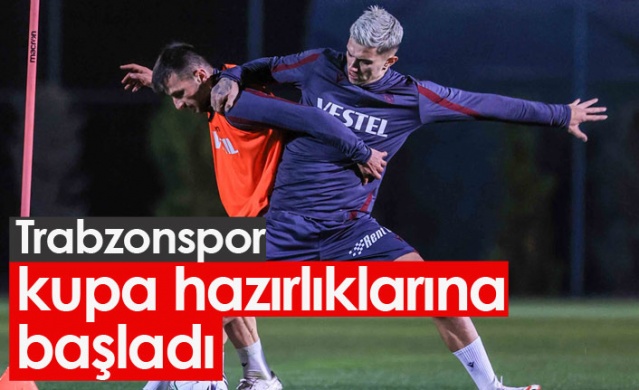 Trabzonspor kupa hazırlıklarına başladı 1