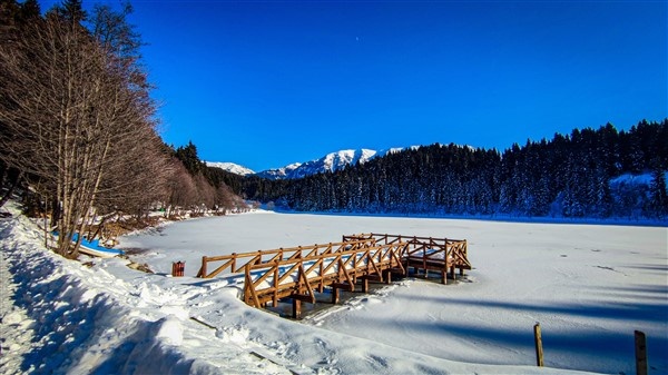 Karagöl'ün büyüleyici kış manzarası. Foto Galeri 14