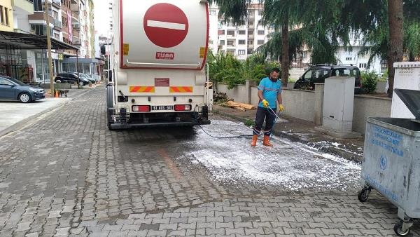 Akçaabat Belediyesi her alanda çalışıyor. Foto Haber 3