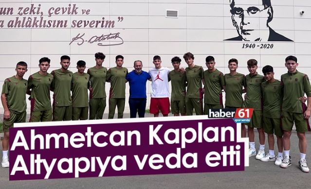 Ahmetcan kaplan altyapıya veda etti - Foto Haber 1