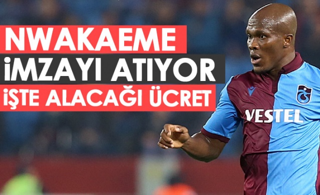 Trabzonspor'un eski yıldızı Nwakaeme imzayı atıyor! İşte alacağı ücret. Foto Galeri 1