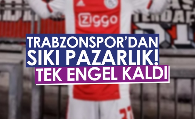 Trabzonspor'dan Ajax'ın hücum oyuncusu için sıkı pazarlık. Foto Haber 1