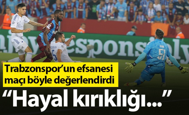 Eski Trabzonsporlu böyle değerlendirdi! "Maçın sonun kadar...Foto Haber 1