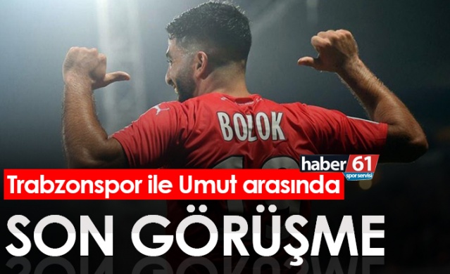 Trabzonspor ile Umut Bozok arasında son görüşme. Foto Galeri 1