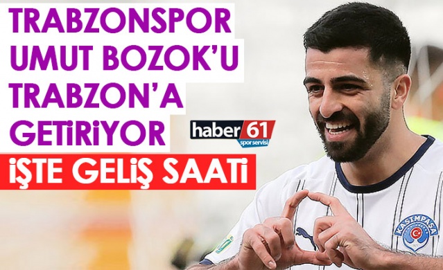 Trabzonspor Umut Bozok'u Trabzon'a getiriyor! İşte geliş saati. Foto Haber 1