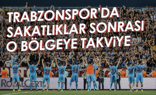 Trabzonspor'da sakatlıklar sonrası o bölgeye takviye. Foto Haber 1