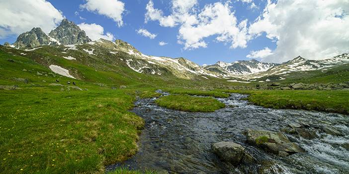 Rize'nin Kaçkar Dağları bayramda doğa tutkunlarının uğrak yeri oldu 6