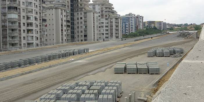 Trabzon'da yapımı süren Kanuni Bulvarı son şeklini almaya başladı 9