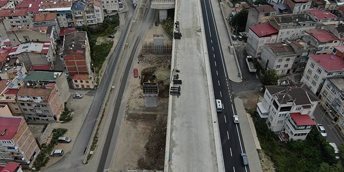 Trabzon'da yapımı süren Kanuni Bulvarı son şeklini almaya başladı 4