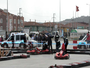 Gokart pistinde akıl almaz ölüm