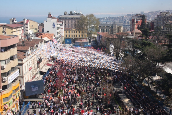 Trabzon AK Parti mitingi foto galeri