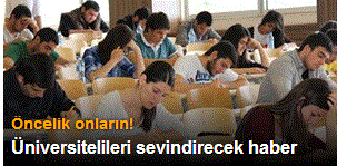 Üniversite öğrencilerini sevindirecek haber