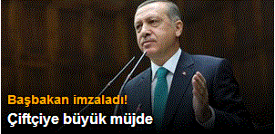 Başbakan imzaladı! Çiftçiye büyük müjde