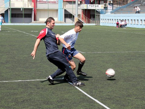 Trabzon'da özel sporcular sahada!