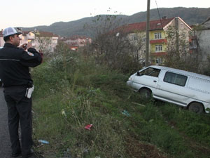 Öğrencinin minibüs macerası kötü bitti