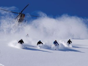 Rize'de heliski heyecanı