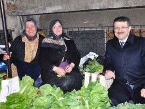 Çakır'dan Salı Pazarı Esnafına ziyaret