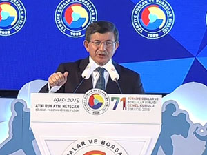 Davutoğlu: "Emeğin hakkını vermek"