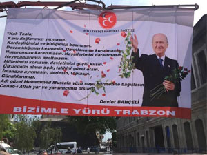 Trabzon Bahçeli'yi böyle karşılayacak!