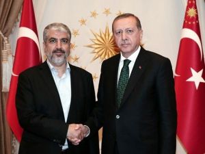 Cumhurbaşkanı Erdoğan, Hamas lideri Meşal’i kabul etti