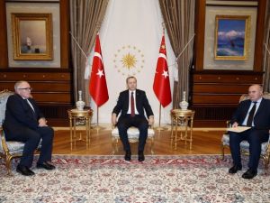 Erdoğan Timmermans ve Avramopulos’u konuk etti