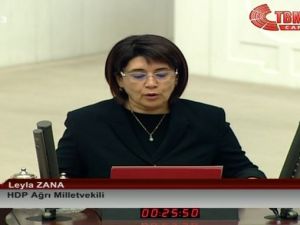 Leyla Zana yine kriz çıkardı!