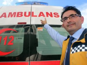 Ambulanslara 12 saniye içinde yol vermeyen yandı