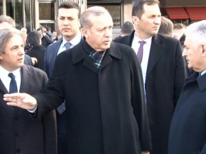 Erdoğan Taksim Meydanı’nı gezdi