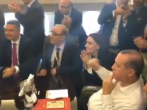 Erdoğan gole böyle sevindi