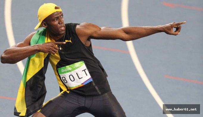 Usain Bolt yine tarih yazdı