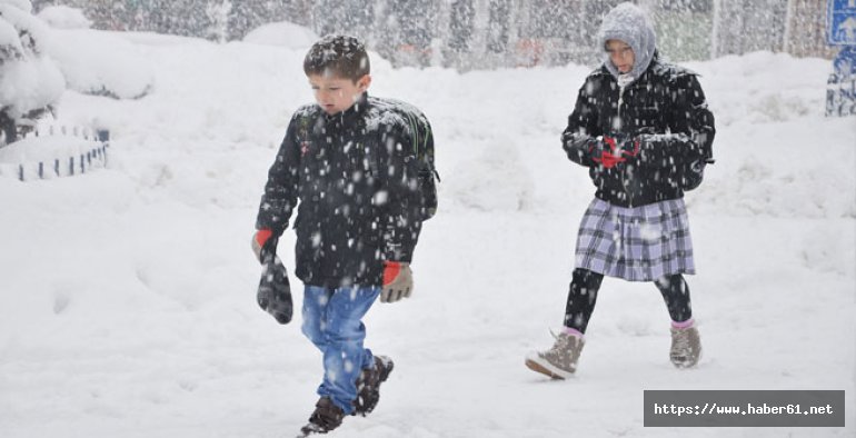 Giresun'da okullara kar tatili